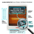 Calefactor Infrarrojo de Cuarzo Compact Hot Liliana CI070 600/1200W con Seguridad Anticaídas